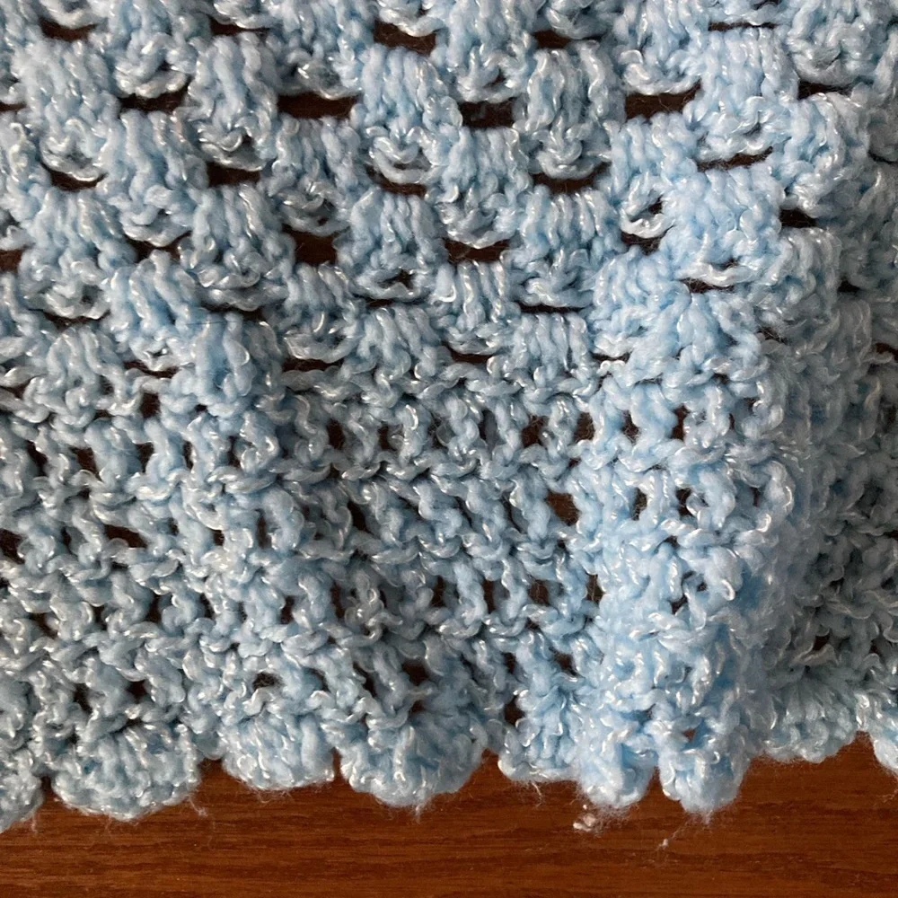 Crocheted Baby Blanket Hand Made